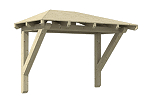 Holzvordächer Haustürvordach